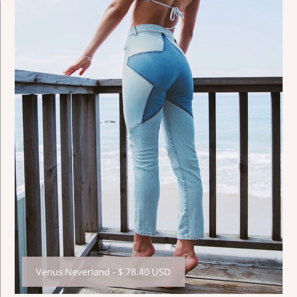 Star high waisted jeans